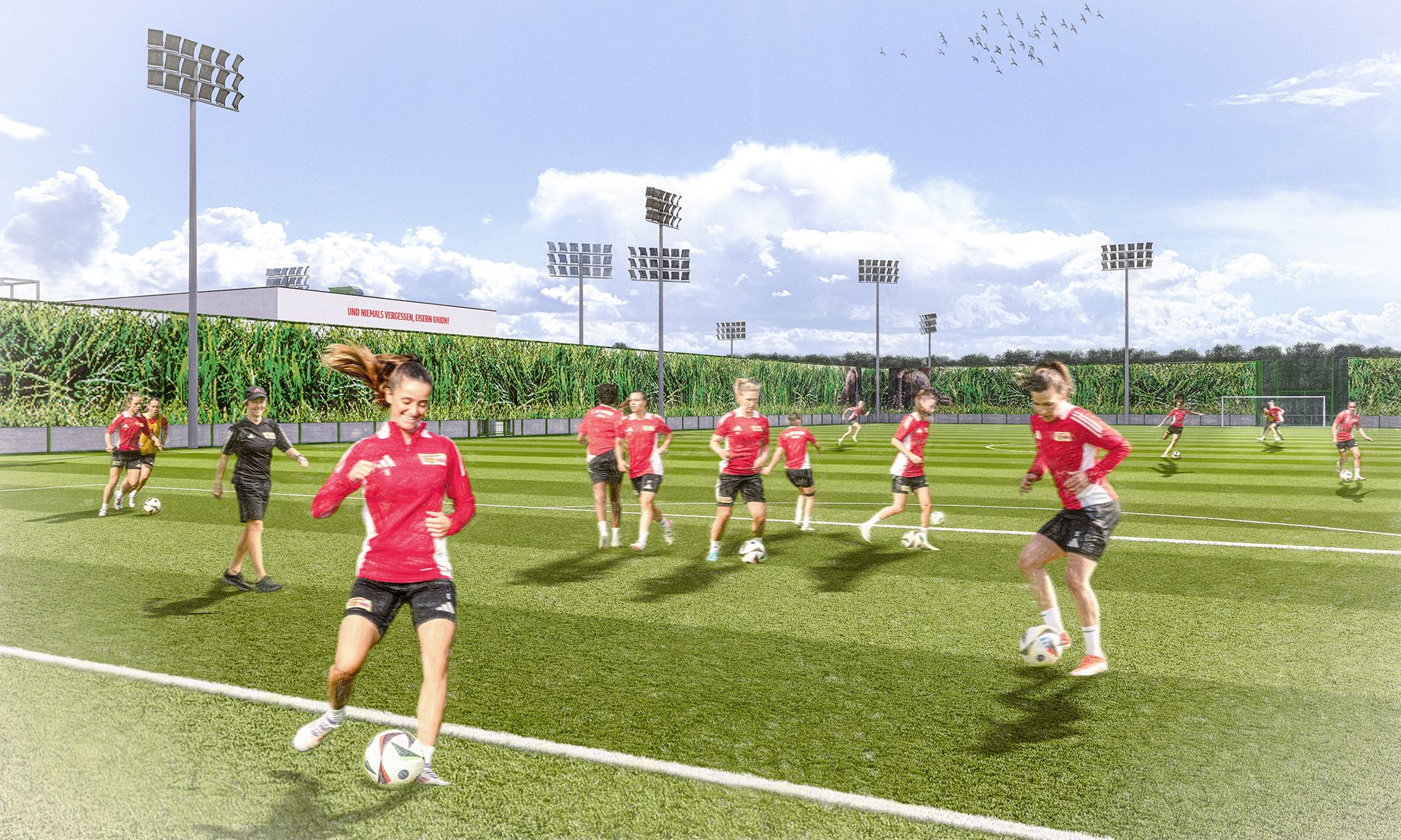 Baubeginn für das Trainingszentrum Alte Försterei