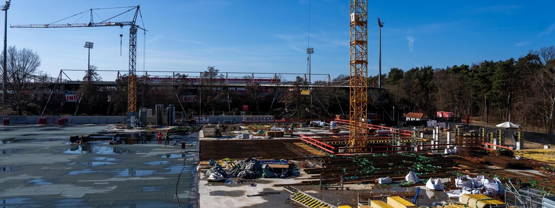 Das neue Profi-Trainingszentrum nimmt weiter Gestalt an