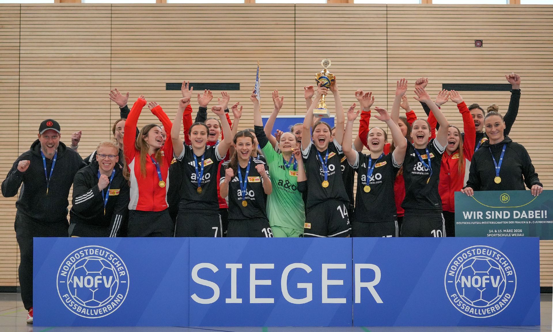 U15 und U17 bei der NOFV-Futsalmeisterschaft