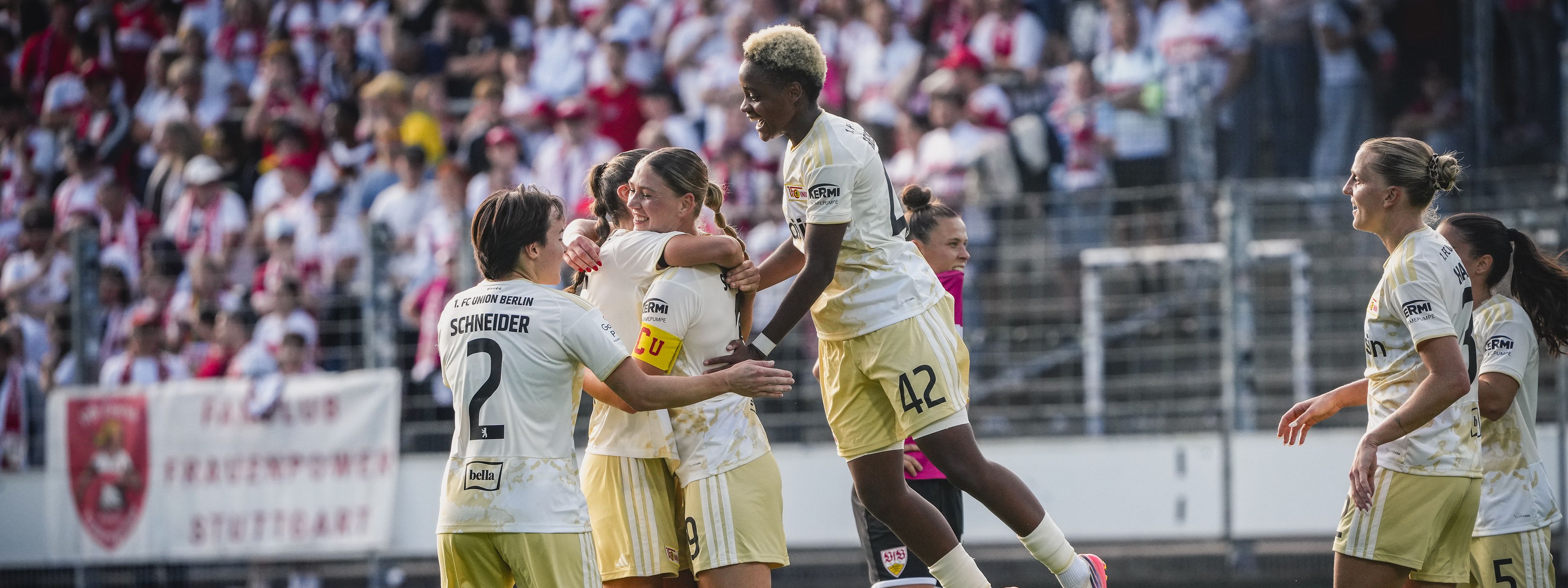 Unionerinnen schlagen den VfB Stuttgart mit 4:0 