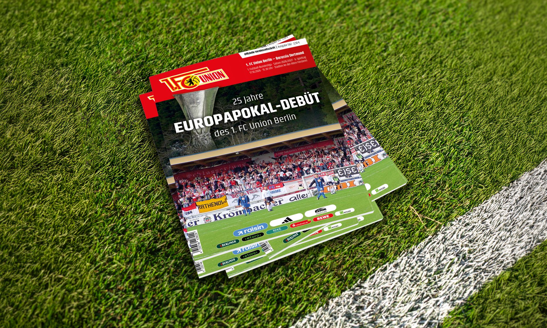 Das Programmheft zur Dortmund-Partie